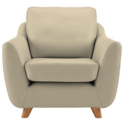 G Plan Vintage The Sixty Seven Leather Armchair Capri Leather Putty